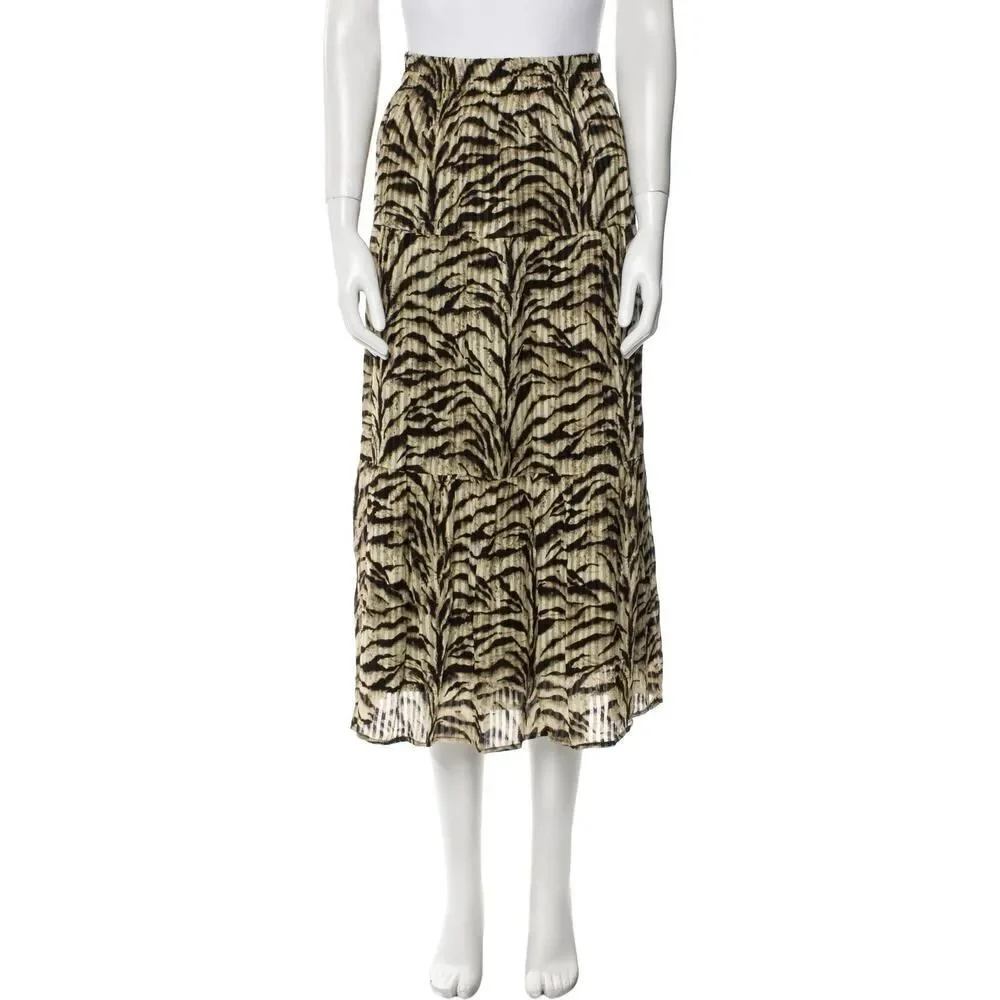 ba&sh Iva Zebra Print Skirt 🧡